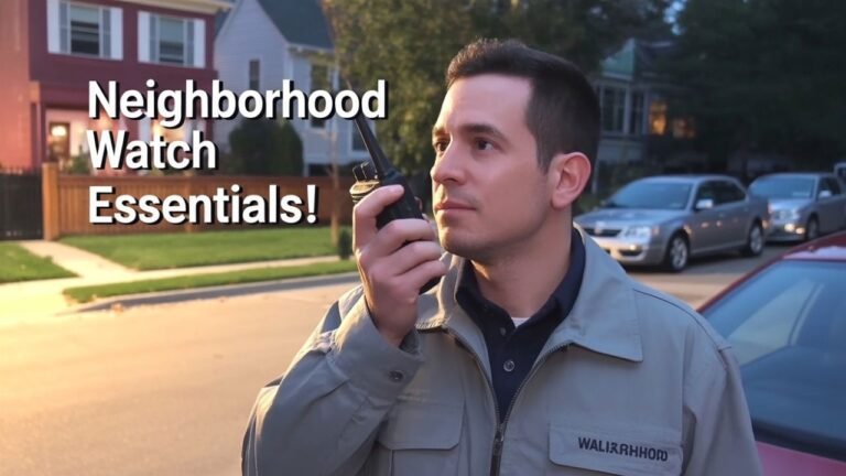 Starting a Neighborhood Watch: What You Need to Know